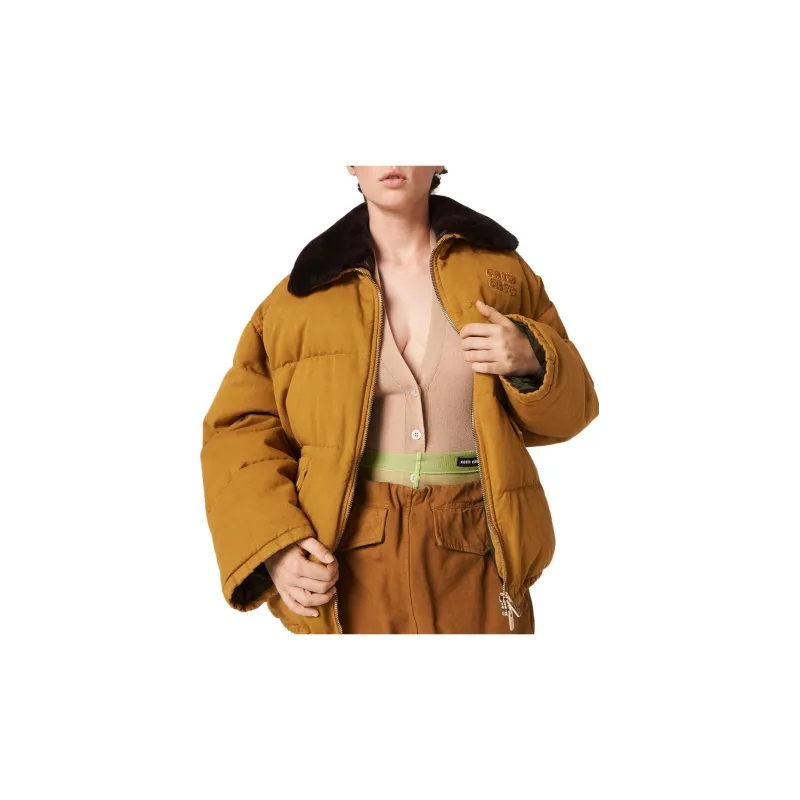 MIU MIU FW23 Down Jacket Women's Umber-2