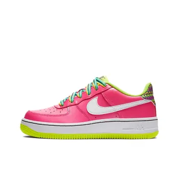 Nike Air Force 1 Low Pink Volt Aqua GS