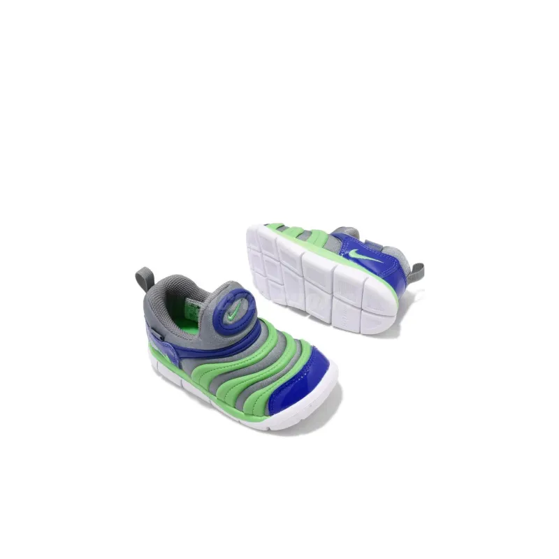 Nike Dynamo Free Low-Top Toddler Shoes Gray Blue Green Infant And Toddler-3