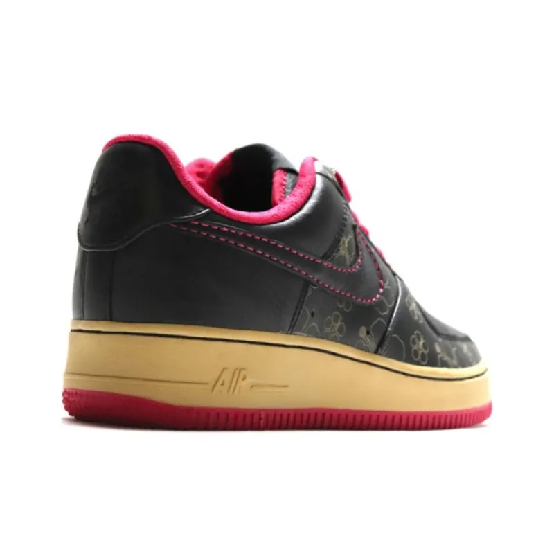 Nike Air Force 1 Low Black Floral Pink-2