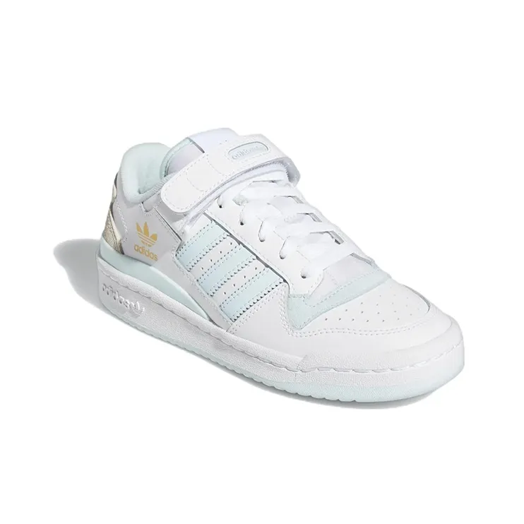Adidas Forum Low Big Kid 'White Almost Blue'-2