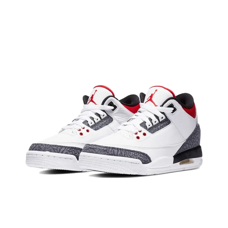 Jordan 3 Retro SE Fire Red Denim GS-2