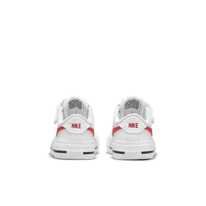 Nike Court Legacy White University Red TD-4
