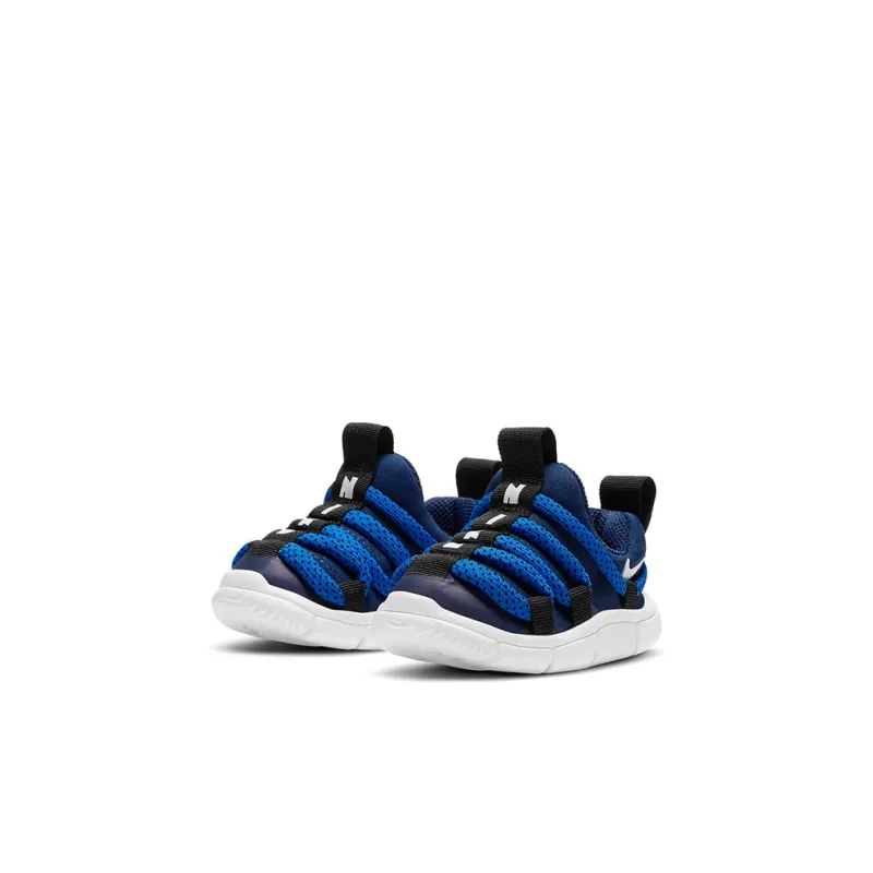 Nike Novice Slip Resistant Cushioning Abrasion Resistant Low Top Casual Athletic Shoes Blue Black Infant And Toddler-2