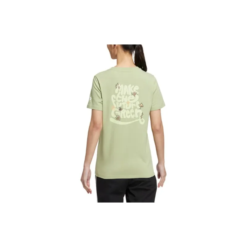 Adidas Neo T Shirt Women's Light Green-1