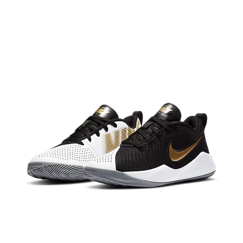Nike Team Hustle Quick 2 Black Metallic Gold GS-2