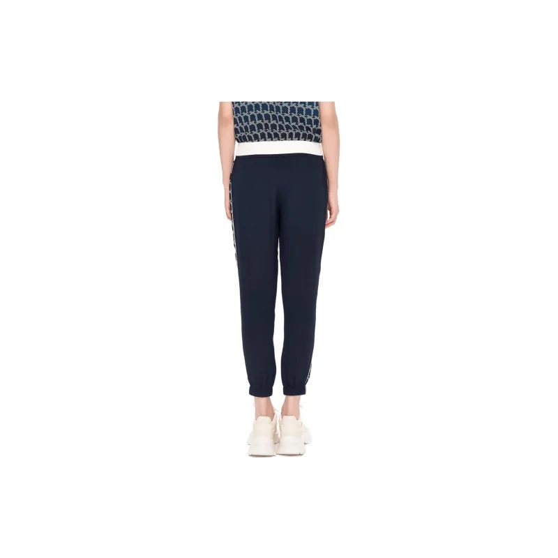 XII BASKET Casual Pants Women's Navy Blue-2