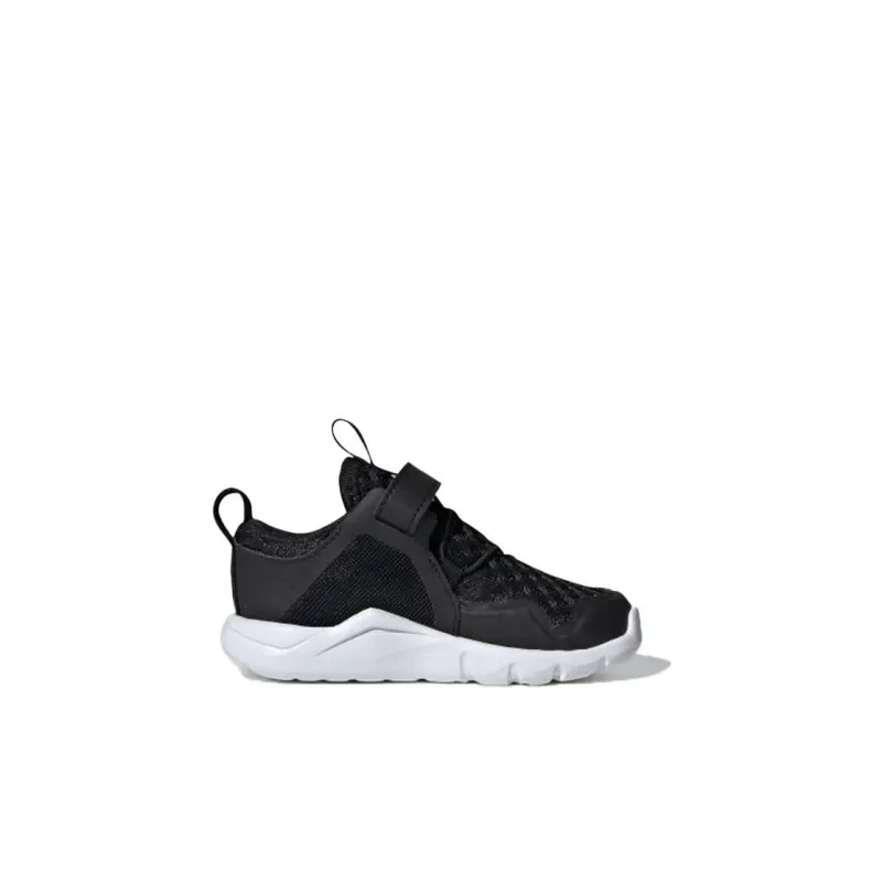 Adidas Rapidafle Durable Breathable Low-Top Toddler Shoes Black White Infant And Toddler-1