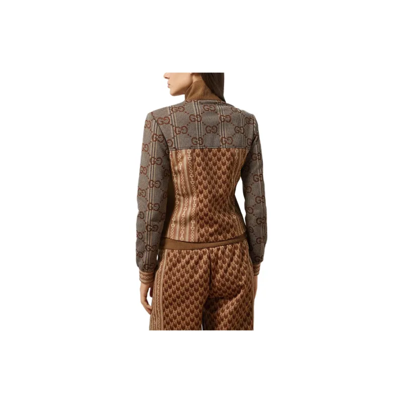GUCCI Jacquard Jersey 'Coffee'-3
