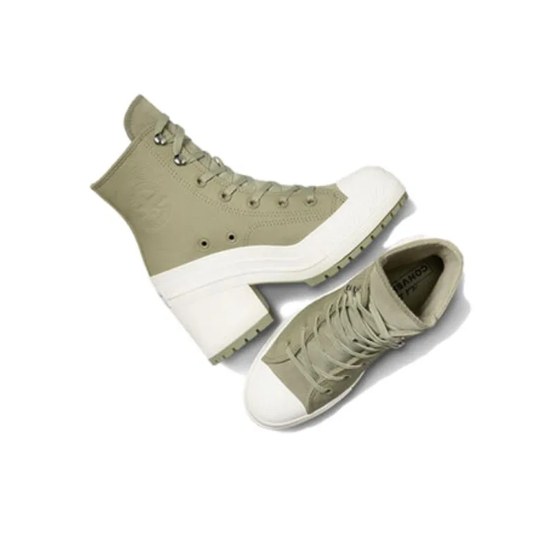Chuck 70 De Luxe Converse Heel Platform High 'Water Repellent Light Field Surplus'-3