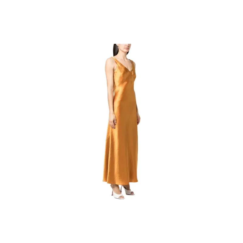 VINCE Slip Dresses Women's Yellow-3