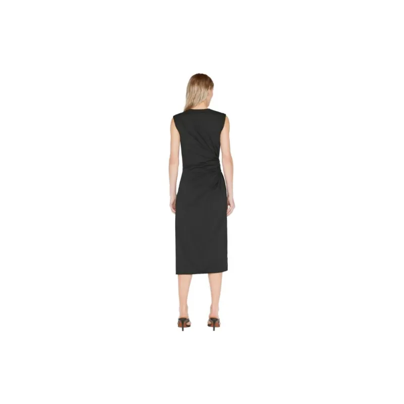 FRAME SS23 Sleeveless Dress Women's Black-2