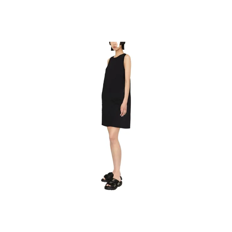 Moncler Logo Printed Sleeveless Mini Dress-3
