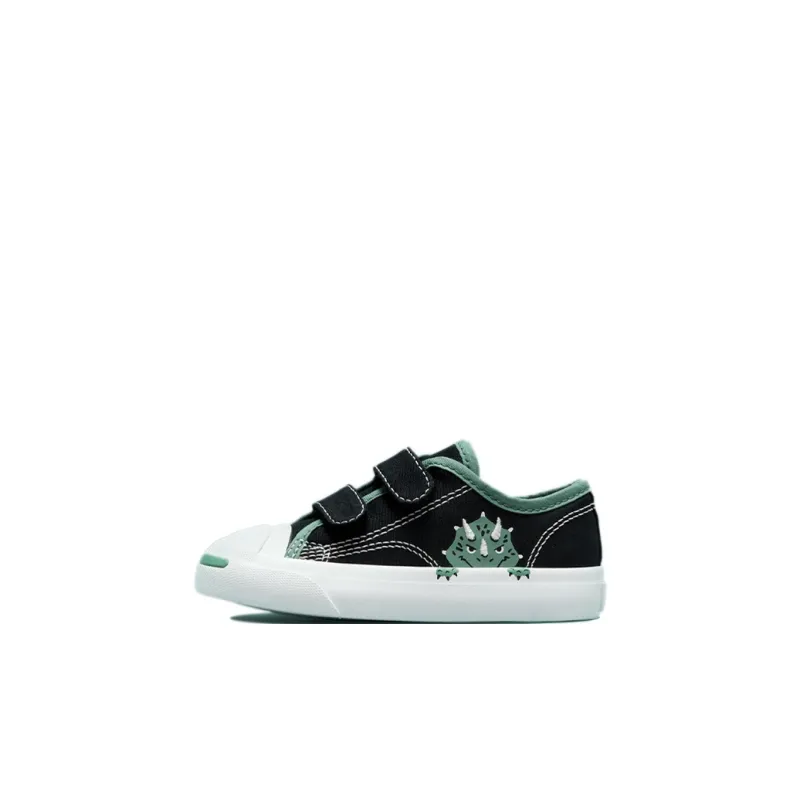 Converse Jack Purcell Anti-Slip Wear-Resistant Low-Top Toddler Shoes Black Infant And Toddler-0