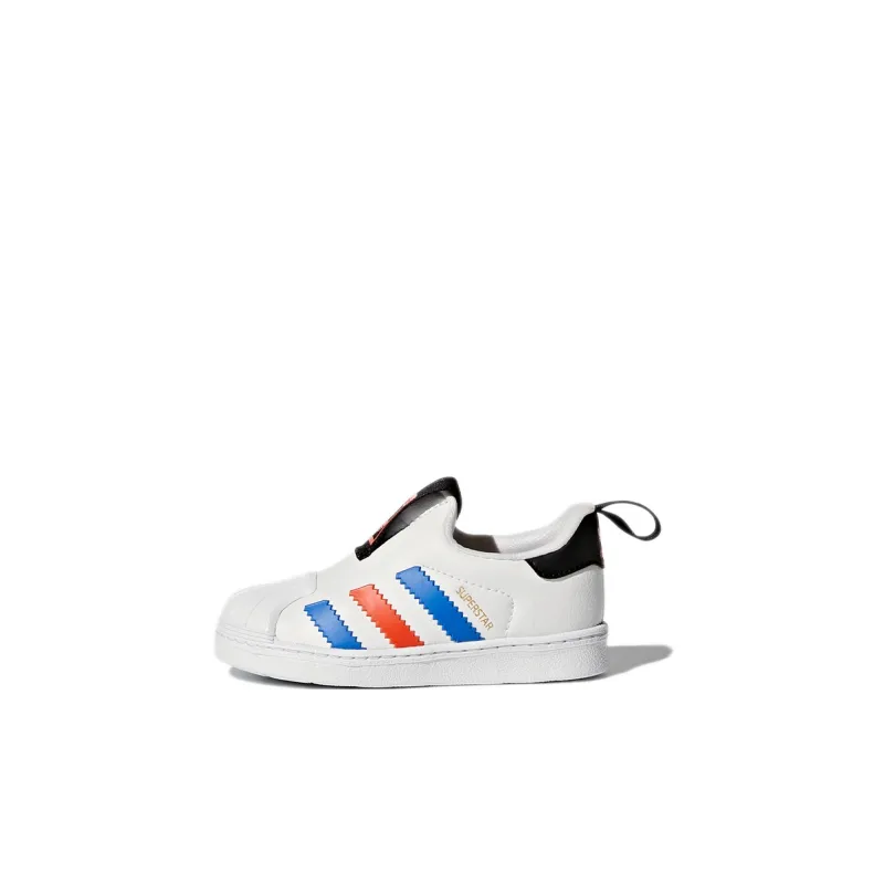 Adidas Originals 360 I Low-Top Toddler Shoes White Blue Red Infant And Toddler-0