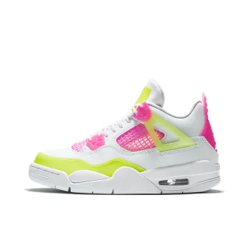 Jordan 4 Retro White Lemon Pink GS