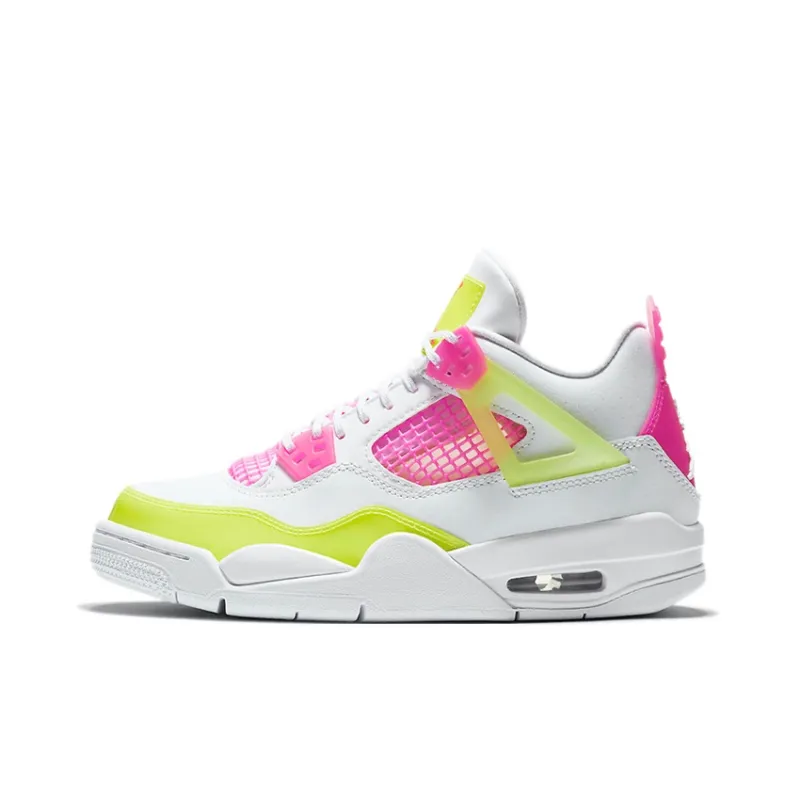 Jordan 4 Retro White Lemon Pink GS-0