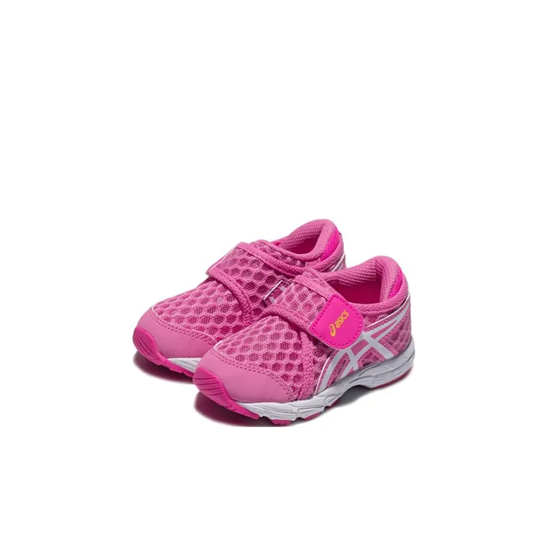Asics RUNNING KIDS CONTEND Series Cool Run Ts Durable Breathable Low-Top Toddler Shoes Pink Infant And Toddler-2