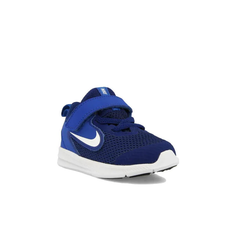Nike Downshifter 9 Slip-Resistant Cushioning Wear-Resistant Low-Top Toddler Shoes Dark Blue Infant And Toddler-3