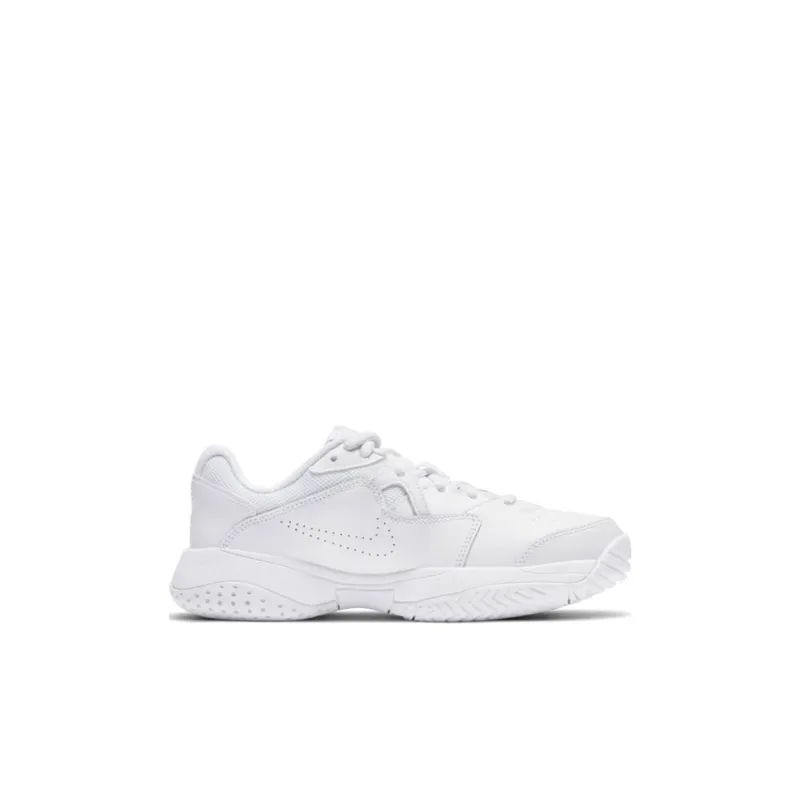 Nike Court Lite 2 Abrasion Resistant Low Top Kids' Training Shoes White Kids'-1