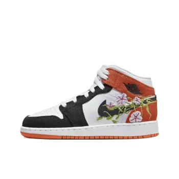 Jordan 1 Mid SE Basketball Blossom GS