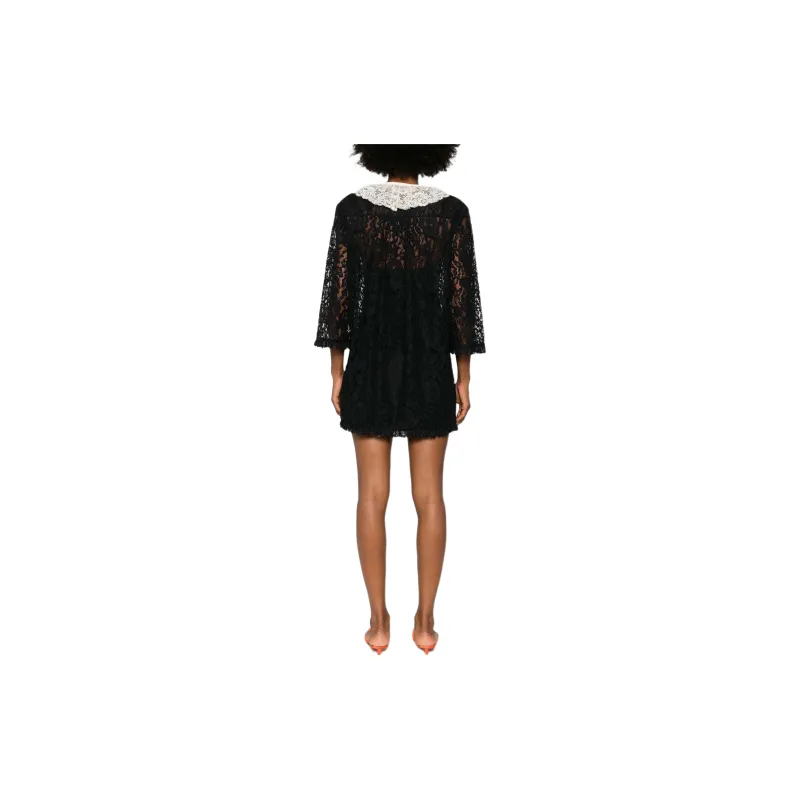 Zimmermann Eden Lace Frill Mini Dress-2