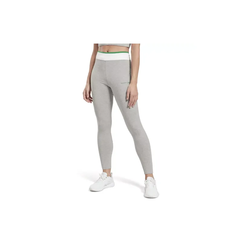 Reebok RIE COTTON LEGGING Leggings Women's Gray-3