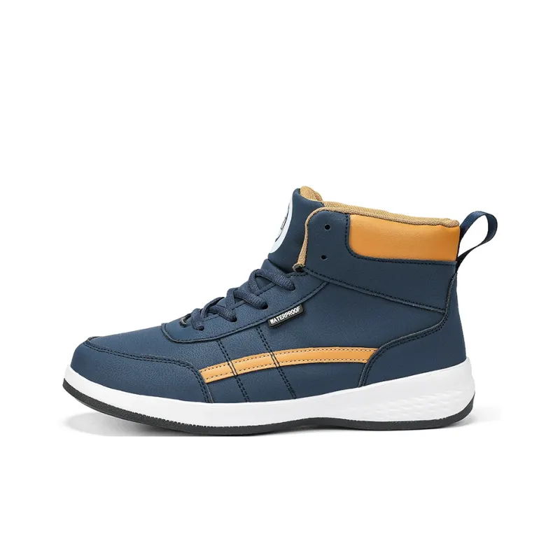 PROTECTCAMEL Anti Slip Wear Resistant High Top Skateboard Shoes Men-6