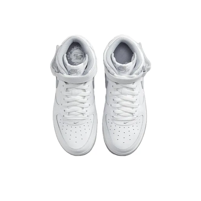 Nike Air Force 1 Mid LE White Wolf Grey GS-4