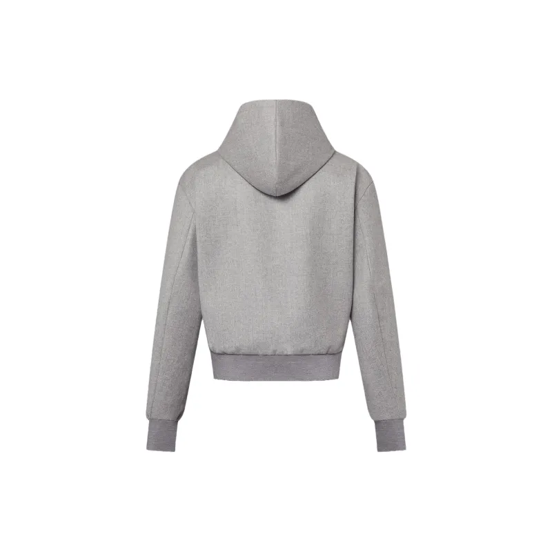 LOUIS VUITTON Tailored Technical Wool Hooded Blouson-1