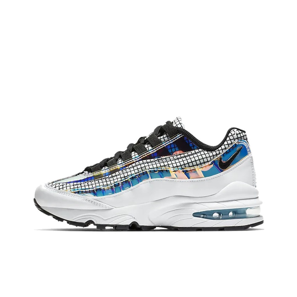 Nike Air Max 95 LV8 White Blue Glaze Black GS - POIZON