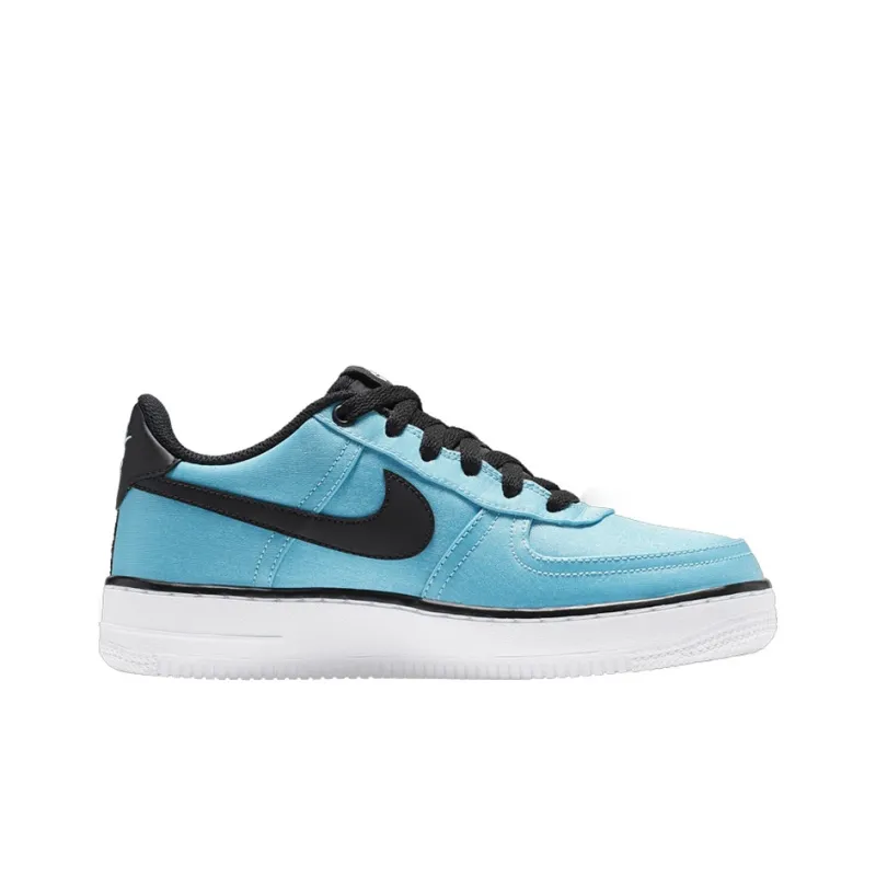 Nike Air Force 1 Lv8 Shift Anti Slip Wear Resistant Low Top Kids' Skateboarding Shoes Ice Blue Teenagers-1