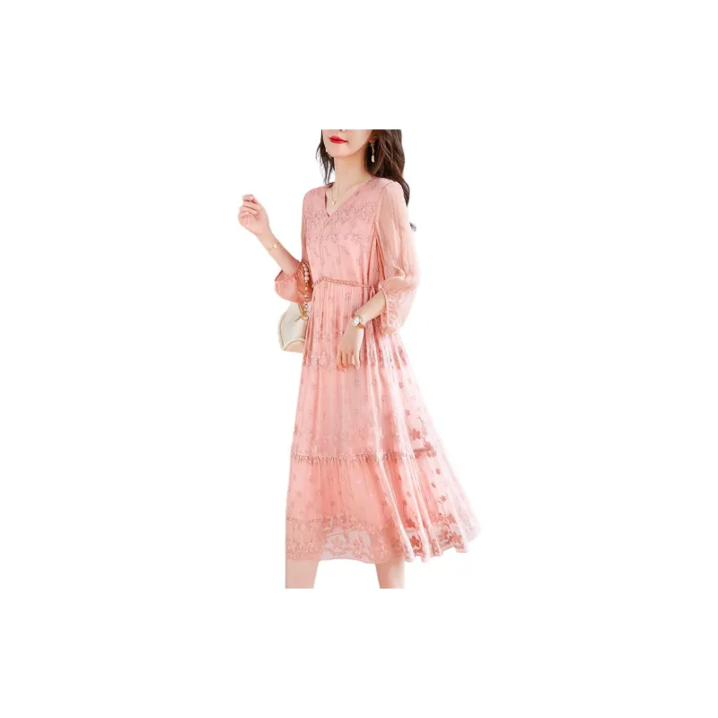 Ink Beauty Long Sleeved Dress Women's-3