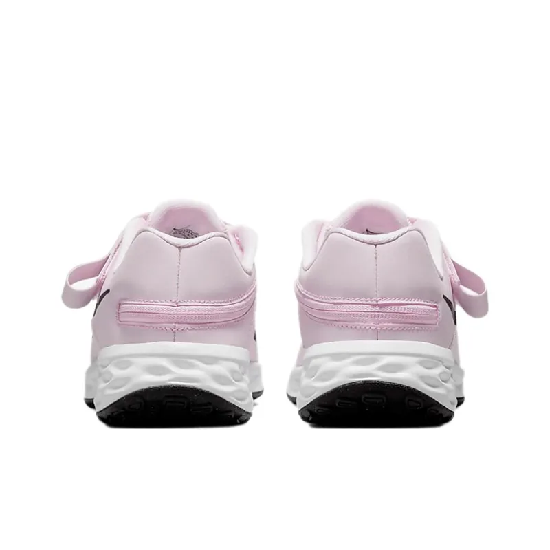 Nike REVOLUTION 6 Slip Resistant Lightweight Cushioning Low Top Kids' Running Shoes Pink Unisex-4