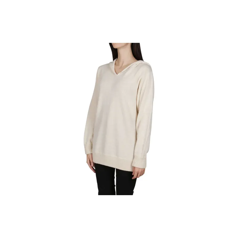 MM6 Maison Margiela FW21 Loose Fit Sweater Women's Beige-4
