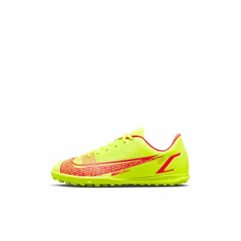 Nike Mercurial Vapor 14 Coverage Low Top Kids' Soccer Shoes Neon Yellow Kids'