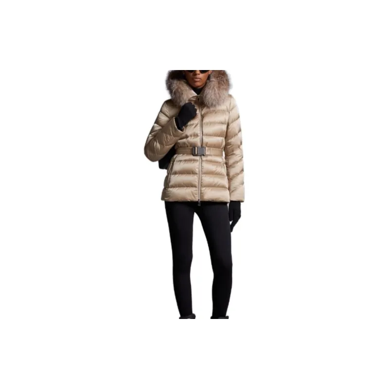 Moncler Down Jacket Women's Light Brown-1