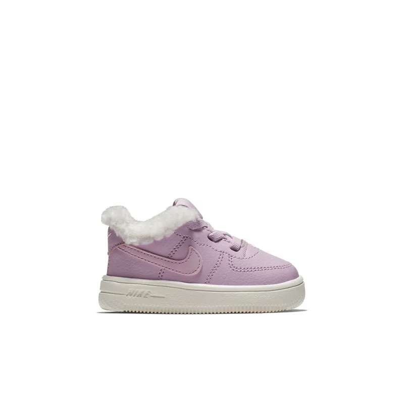 Nike Air Force 1'18 SE Cushioning Abrasion Resistant Thermal Low Top Toddler Shoes Light Pink Infant And Toddler-1