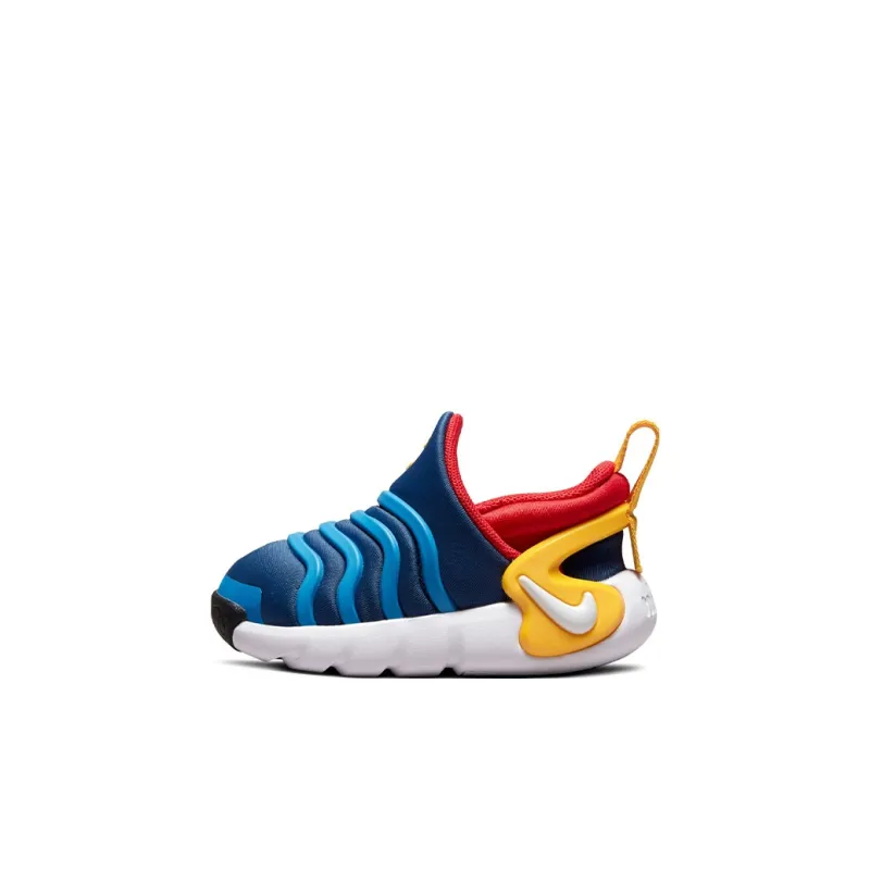 Nike Dynamo GO Flyease Abrasion Resistant Breathable Low Top Sports Casual Shoes Blue Infant And Toddler-0