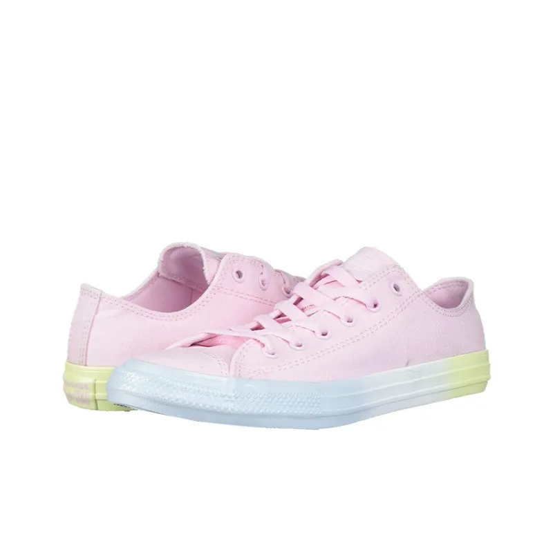 Converse Chuck Taylor All Star Anti Slip Wear Resistant Low Top Kids Canvas Shoes Pink Teenagers-3