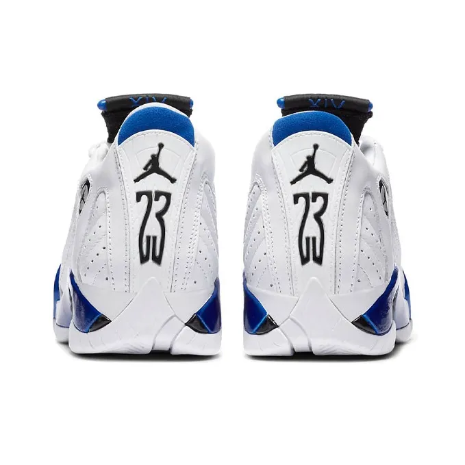 Jordan 14 Retro White Hyper Royal GS-4
