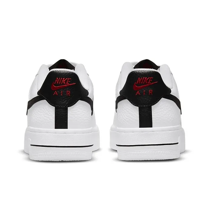 Nike Air Force 1 Low Mesh Pocket White Black GS-4