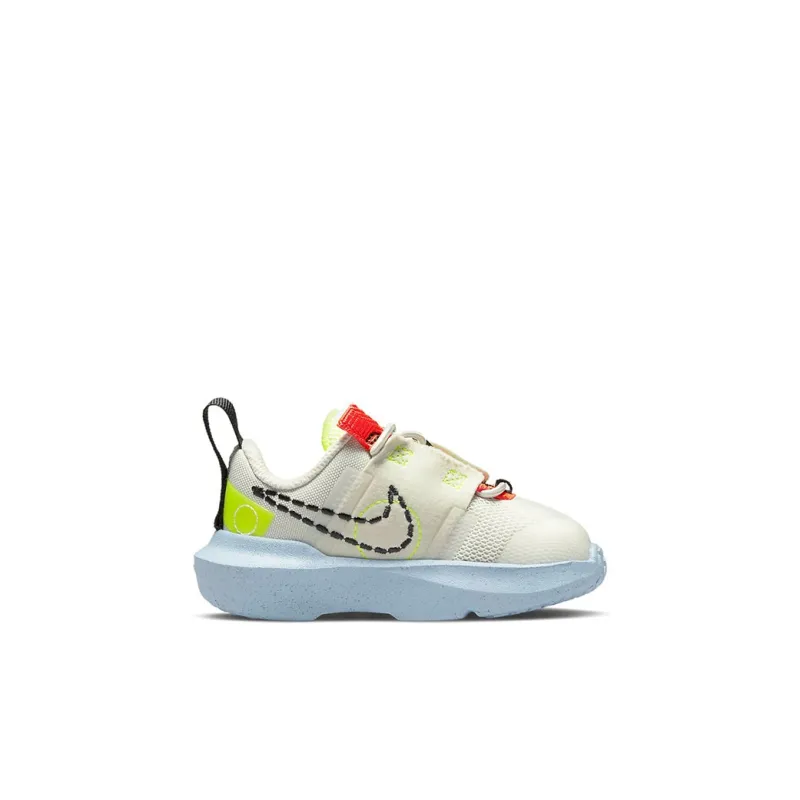 Nike Crater Impact Slip-Resistant Cushioning Wear-Resistant Low-Top Toddler Shoes Green Blue Orange Infant And Toddler-1