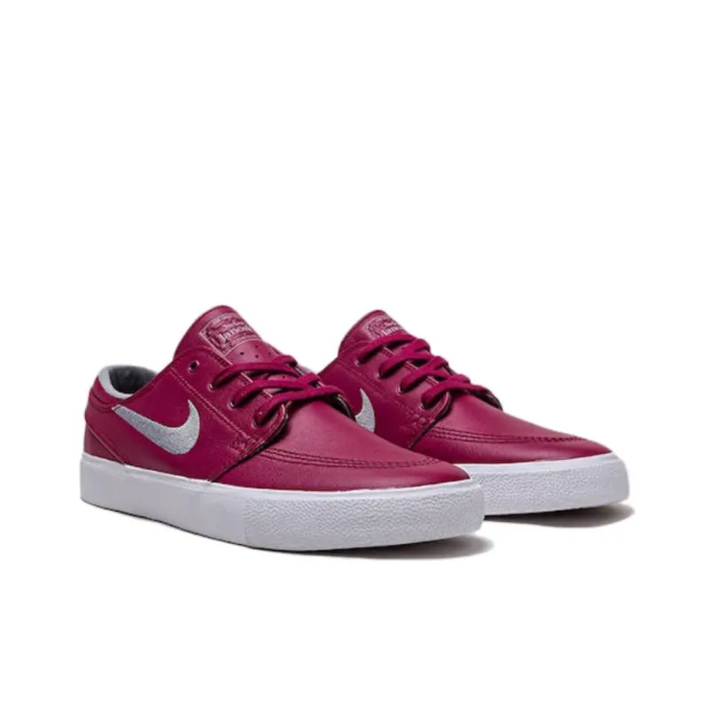 Nike Sb Zoom Stefan Janoski Premium Rush Maroon Grey-2