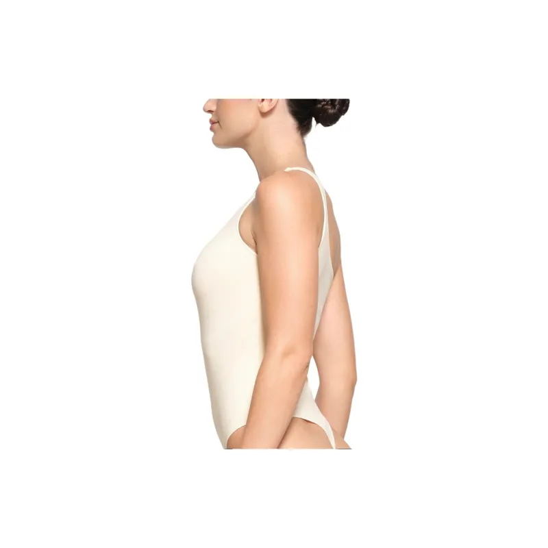 SKIMS ESSENTIAL ONE SHOULDER BODYSUIT Bodysuits Women's ECRU/Natural-3
