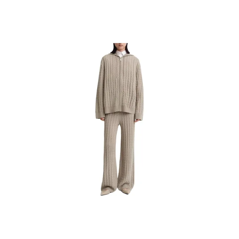 TOTEME SS24 Sweater Women's Stone Gravel Color-1