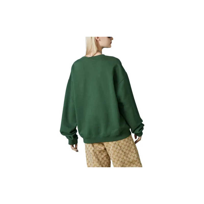 GUCCI SS23 Sweatshirt Women's Green-3