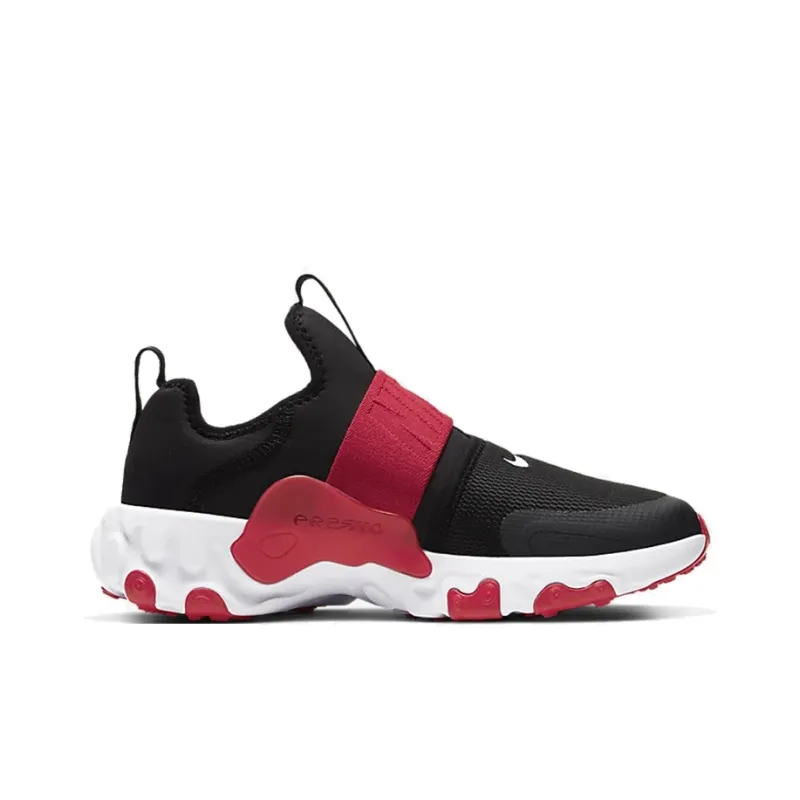 Nike React Presto Extreme Black University Red GS-1