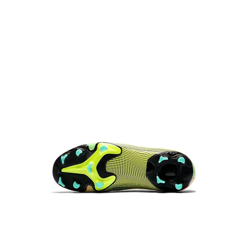 Nike Mercurial Vapor 13 Slip Resistant Support Lightweight Low Top Kids' Soccer Shoes Yellow Kids'-4