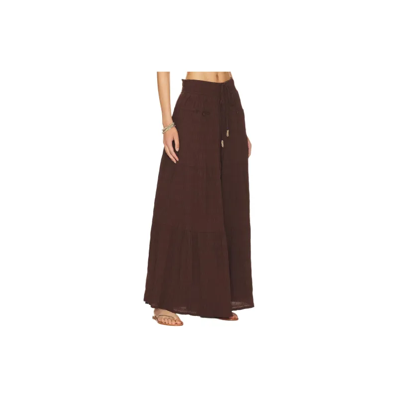 FREE PEOPLE Casual Pants Women's Chocolate-3